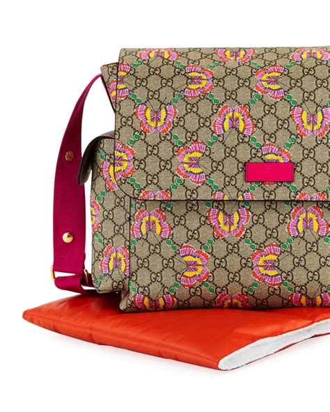 gucci diaper bag butterfly|gucci diaper bag for less.